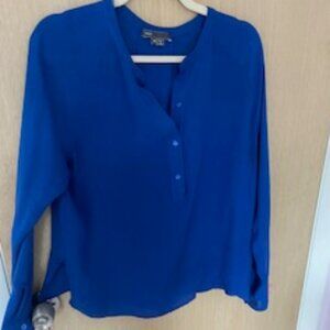 Royal Blue Vince Blouse